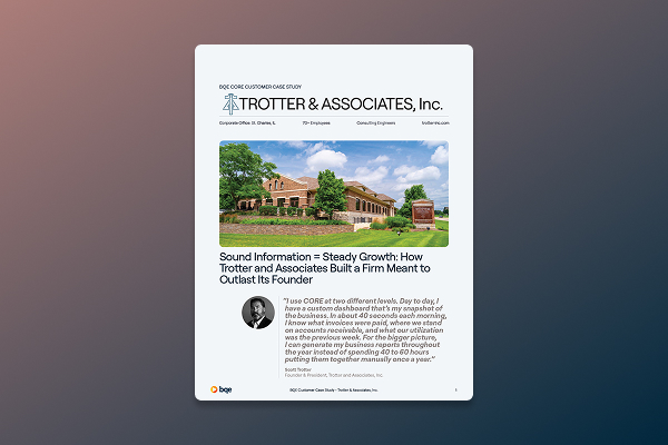 BQE CORE Case Study - Trotter and Associates, Inc.