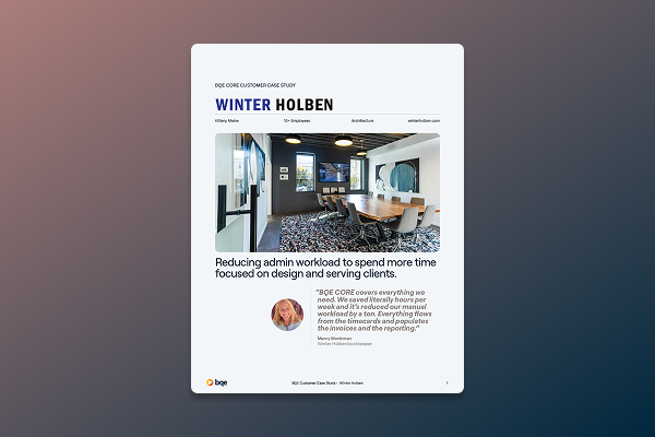 BQE CORE Case Study - Winter Holben