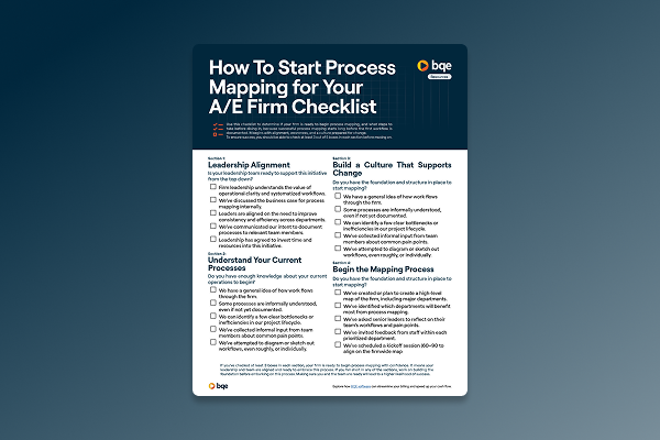 BQE CORE Checklist - Process Mapping - Icon