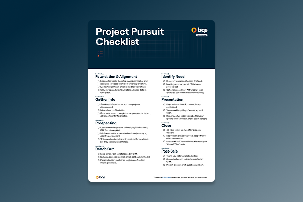 BQE CORE Checklist - Project Pursuit Checklist - Icon (1)