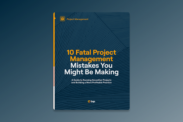 BQE CORE Ebook - 10 Fatal Project Management Mistakes You Might Be Making Icon
