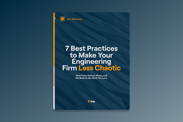 BQE CORE Ebook - 7 Best Practices to Make Your Engineering Firm Less Chaotic - Icon