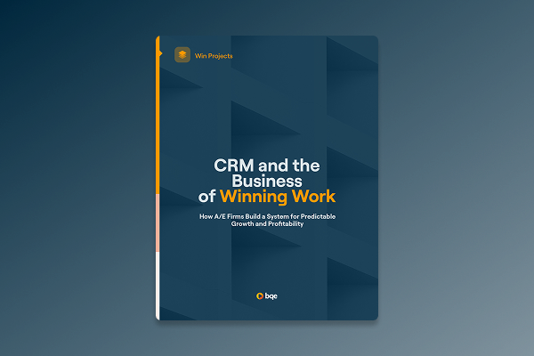 BQE CORE Ebook - CRM and the Business of Winning Work - Icon