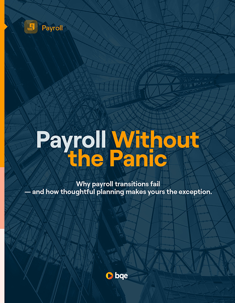 BQE CORE Ebook -Payroll Without the Panic