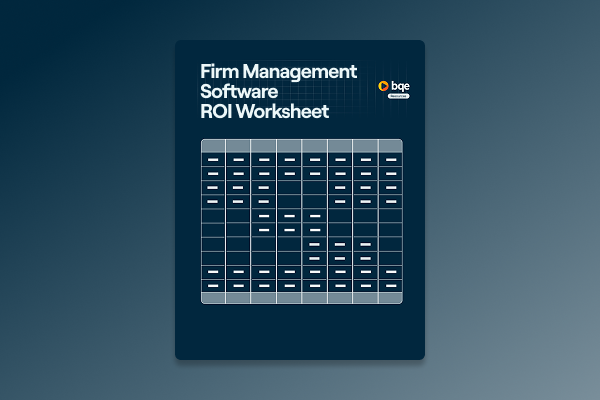 BQE CORE Template - Firm Management Software ROI Worksheet - Icon