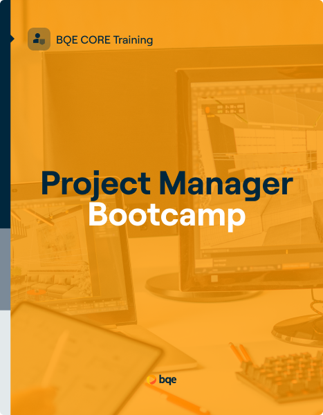 BQE CORE Training Packages - Project Manager Bootcamp - Cover