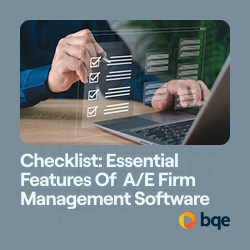 BQE Tools & Templates - Thumbnail - Checklist- Essential Features of   Firm Management Software