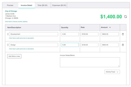 BigTime billing and invoicing software bqe core