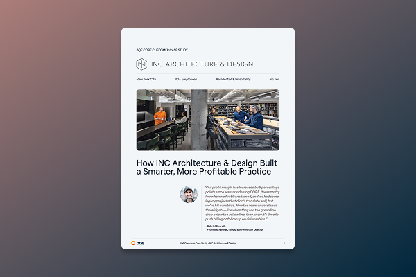 BQE CORE Case Studies - INC Architecture and Design