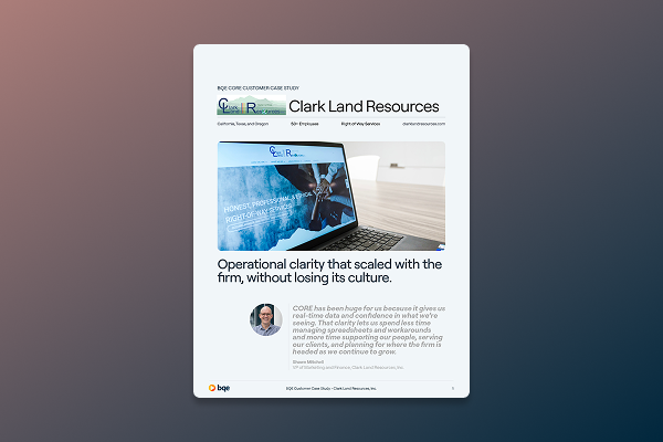 BQE Case Studies - Clark Land Resources