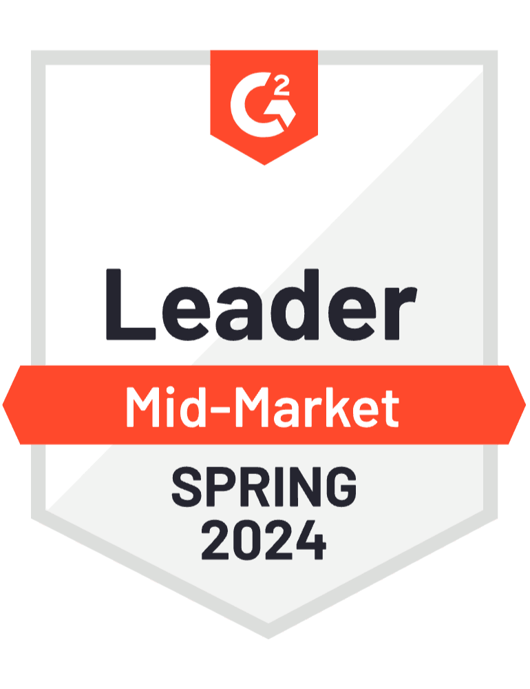G2 - Leader - Mid-Market - Spring 2024