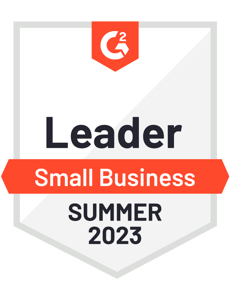 G2Crowd - Leader - Small Business - Summer 2023