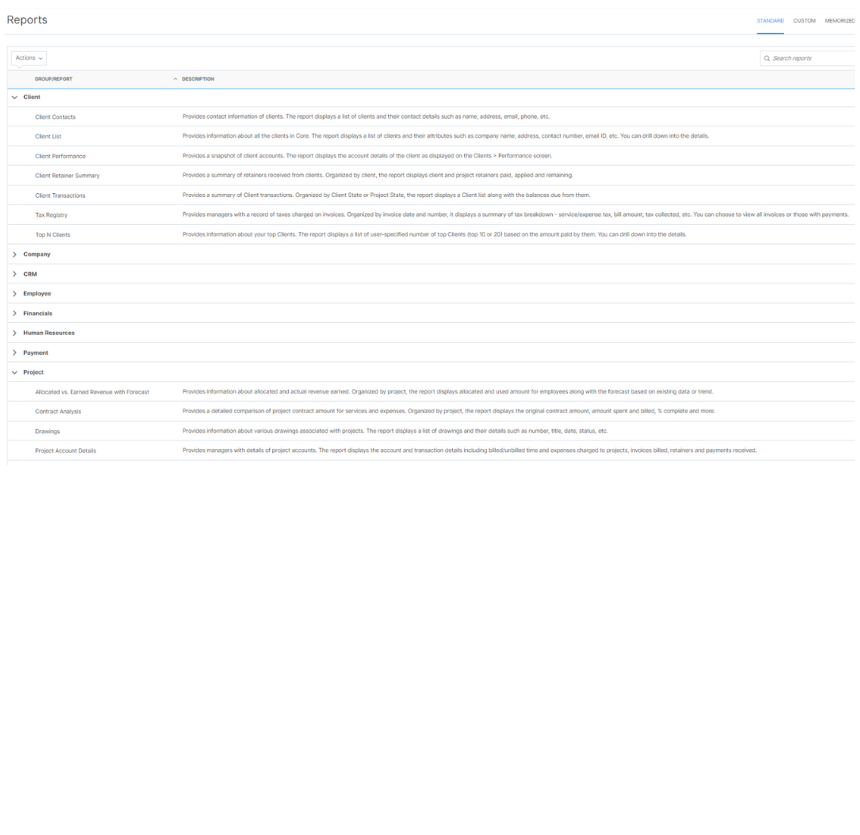 Reports Overview