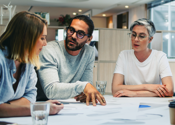 Group in meeting