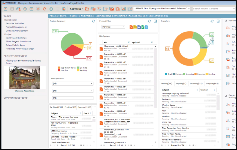 newforma project management software for architects
